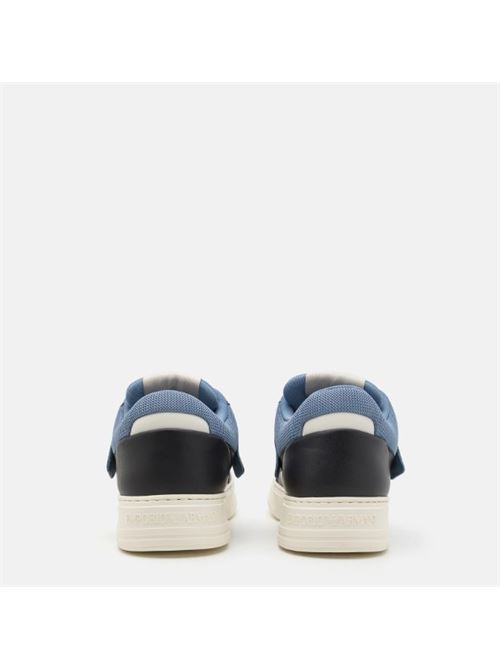 Leather and mesh sneakers with contrasting details Emporio Armani | X4X688 XR333.U569